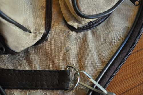 Vintage Tennis Racket Sleeve With Zipper Pockets (see all pics)