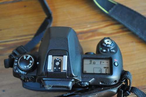 Nikon Camera F80 35mm SLR Body For Parts Or Repair