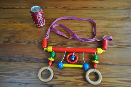 Vintage Nursery Cradle Gym