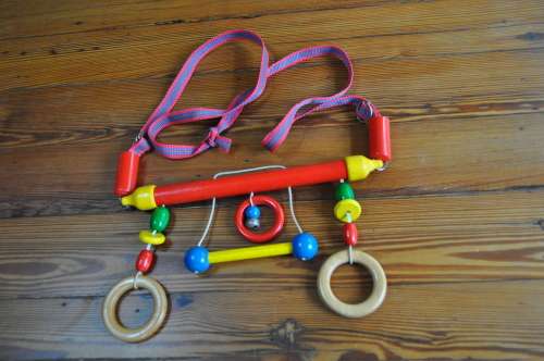 Vintage Nursery Cradle Gym