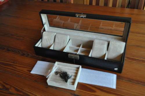 Watch And Jewelry Case With Lock
