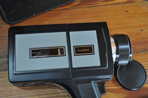 Vintage Chinon Movie Camera In Case With Manuals