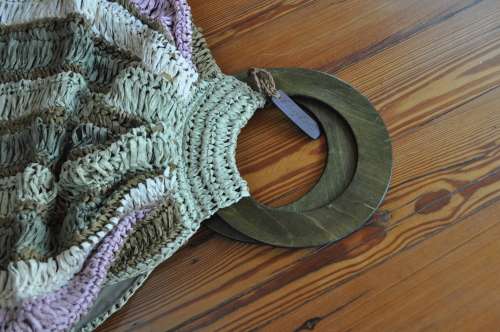 Hang Ten Ladies Straw Hand Bag