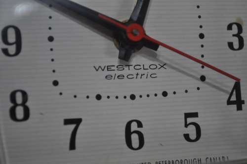 Vintage Westclox Electric Alarm Clock (made in Canada)