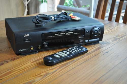 JVC VHS Video Cassette Recorder With Remote