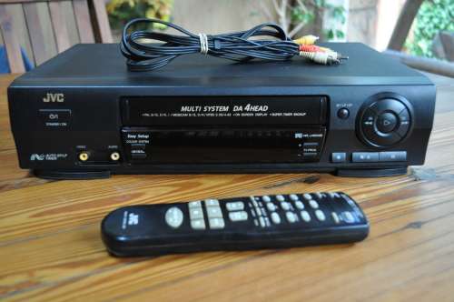 JVC VHS Video Cassette Recorder With Remote