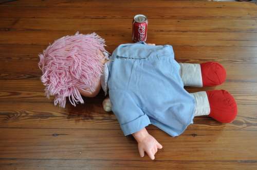 Vintage 1980s Ice Cream Doll With Cone (size large)