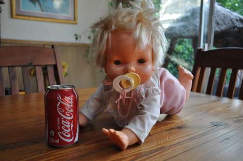Vintage Crawling Crying Doll