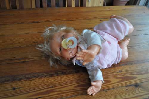 Vintage Crawling Crying Doll