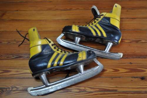 Vintage Adidas Fussen Hockey Ice Skates