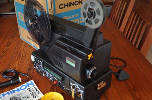 Chinon 8mm Film Projector Tested And Working