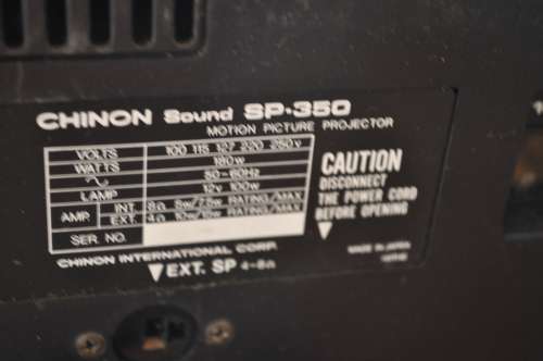 Chinon 8mm Film Projector Tested And Working