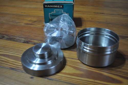 Hanimex Stainless Steel Developing Tank
