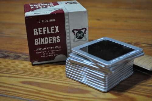 Vintage GoldE Aluminum Reflex Binders