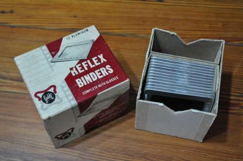 Vintage GoldE Aluminum Reflex Binders
