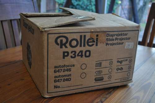 Vintage Rollei Slide Projector With Remote Working