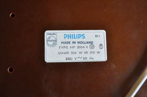 Vintage Phillips UV and Heat Lamp