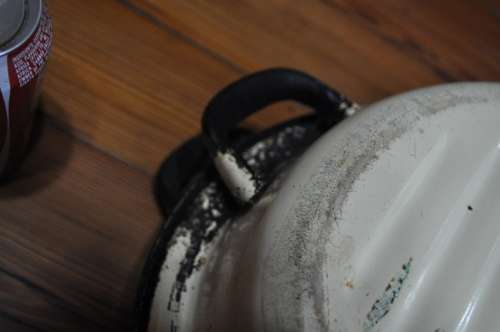 Vintage Enamel Roasting Pan