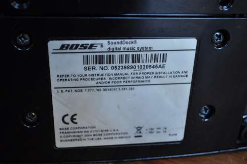 Bose Sounddock Ipod Speaker