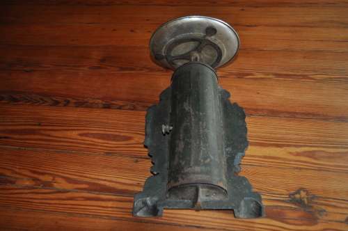 Antique British Victorian Cast Iron Household Scale