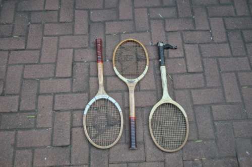 Vintage Wooden Tennis Rackets R650