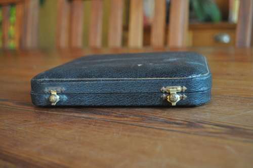 Vintage Jewelry Gift Box Blue