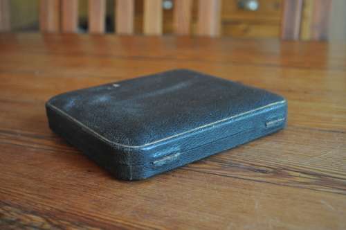 Vintage Jewelry Gift Box Blue