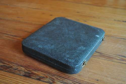 Vintage Jewelry Gift Box Blue