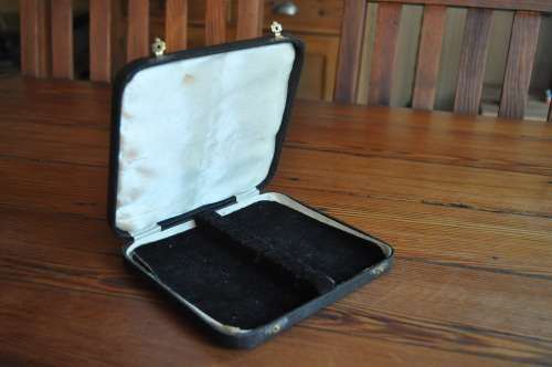 Vintage Jewelry Gift Box Blue
