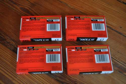 TDK Cassettes New Sealed