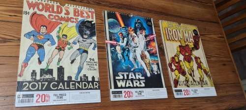 Star Wars Iron Man Worlds Best Comics Calendars