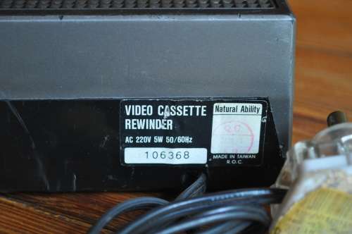 Betamax Cassette Rewinder Also Fast Forward