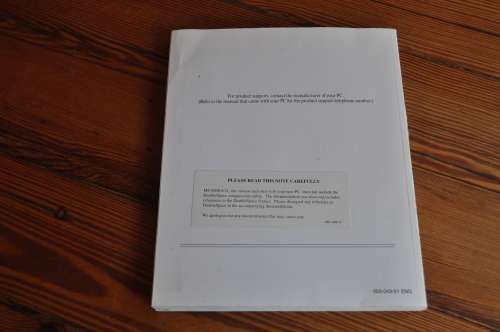 Microsoft MS-Dos 6.2 User Guide