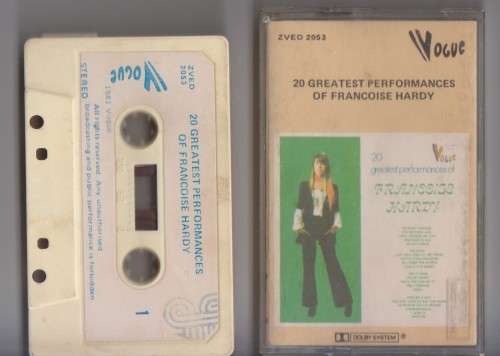 Francoise Hardy - 20 Greatest Performances Of (Cassette)