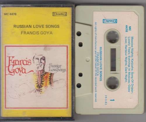 Francis Goya - Russian Love Songs (Cassette)