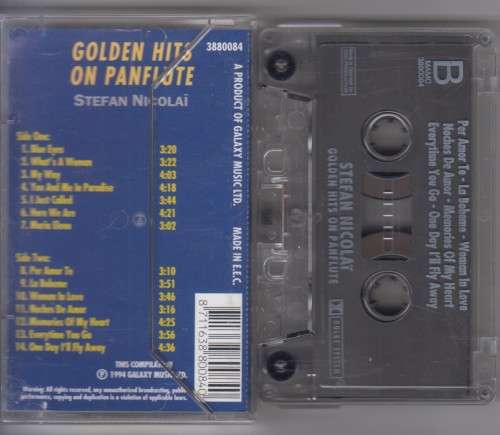 Stefan Nicolai - Golden Hits On Panflute (Cassette)
