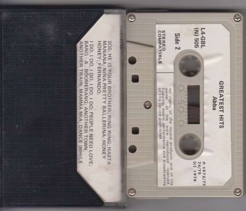 ABBA - Greatest Hits (Cassette)