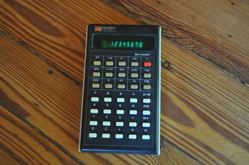 Vintage Sharp Elsi Mate EL-500 Calculator