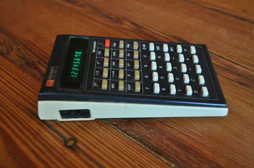Vintage Sharp Elsi Mate EL-500 Calculator