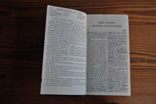 Vintage Pocket Oxford Dictionary