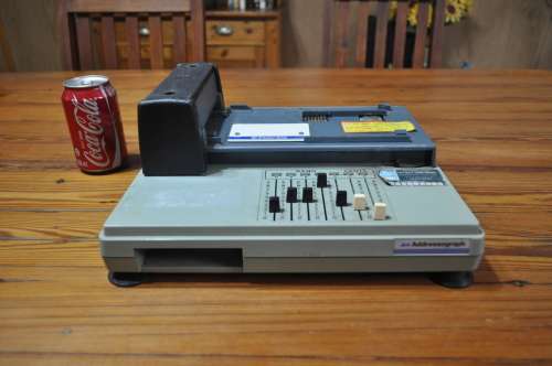 Vintage Manual Credit Card Machine