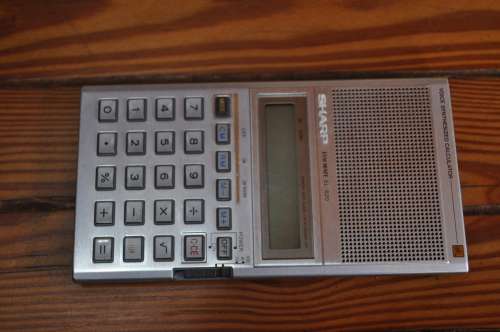 Vintage 1980s Sharp Elsi Mate EL-620 Voice Synthesized Calculator