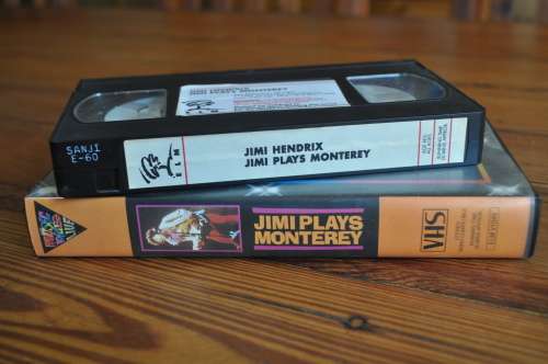 Jimi Hendrix - Plays Monterey (VHS Video Cassette)