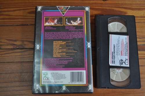 Jimi Hendrix - Plays Monterey (VHS Video Cassette)