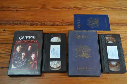 Queen - Greatest Flix 1 and 2 Collectors (VHS Video Cassettes)