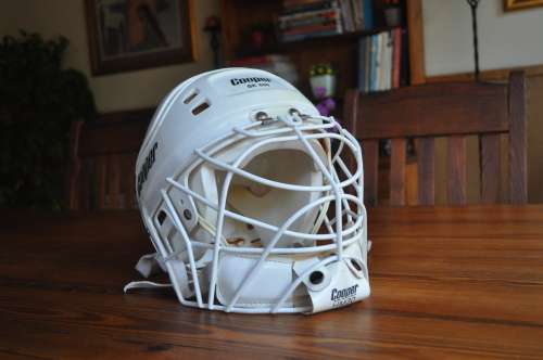 Vintage Cooper Ice Hockey Helmet