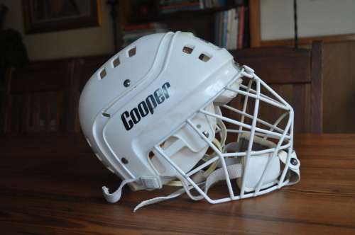 Vintage Cooper Ice Hockey Helmet