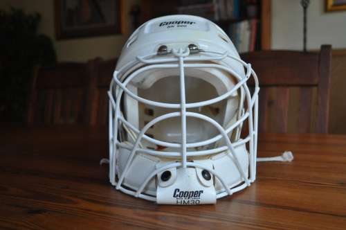 Vintage Cooper Ice Hockey Helmet