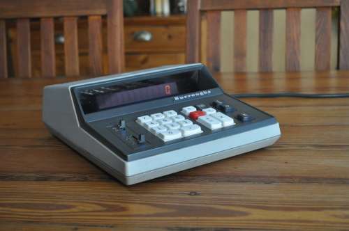 Vintage 1970s Burroughs C3262 Electronic Calculator
