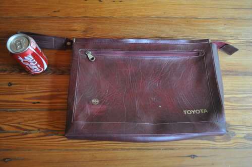 Vintage Toyota Vinyl Carry Bag